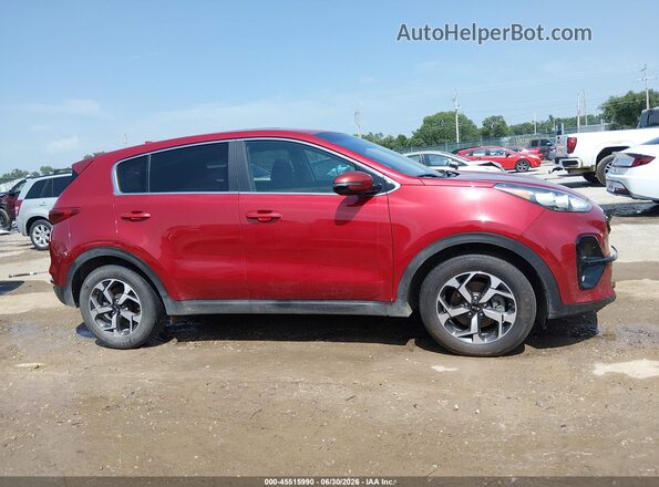 KNDPM3AC4M7908428 2021 KIA SPORTAGE Красный Вид задней части салона