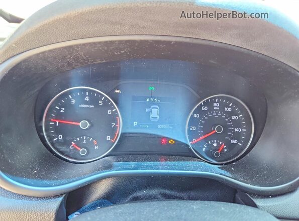 KNDPM3AC4M7930395 2021 KIA SPORTAGE Red Вид щитка приладів