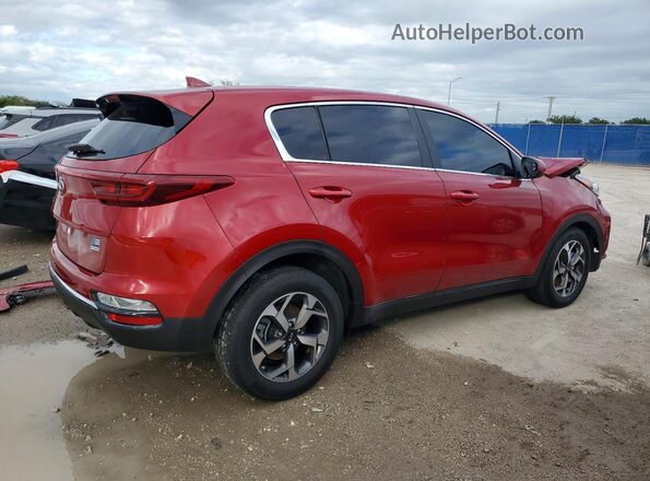 KNDPM3AC4N7028038 2022 KIA SPORTAGE Red უკანა მარჯვენა