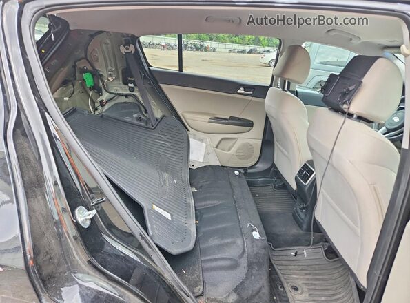 KNDPM3AC4N7991067 2022 KIA SPORTAGE Black უკანა სავარძლების ხედი