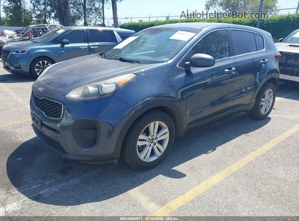 KNDPM3AC5H7050604 2017 KIA SPORTAGE Gray Передня ліва чверть