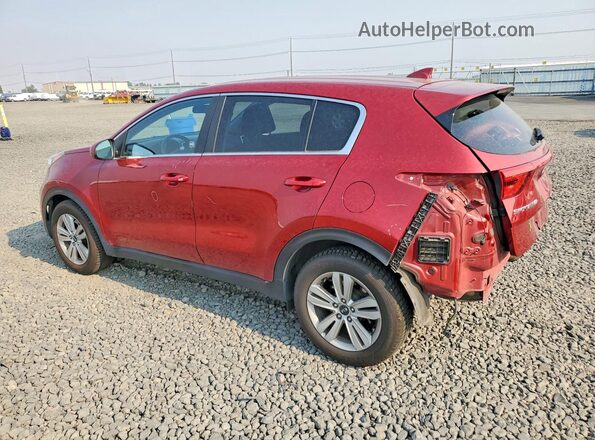 KNDPM3AC5H7051218 2017 KIA SPORTAGE Красный Задняя левая четверть