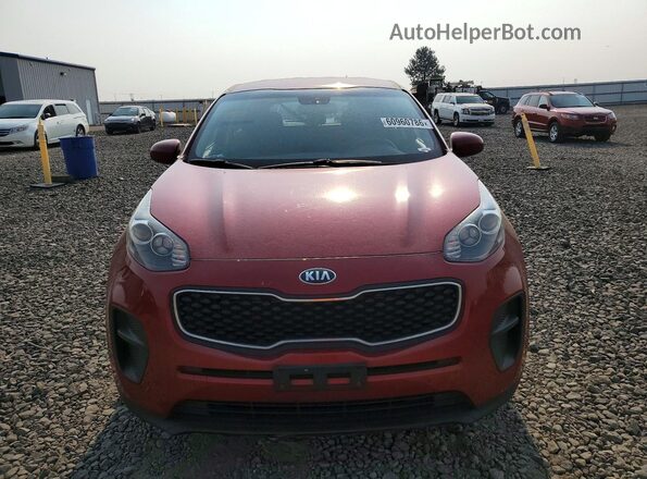 KNDPM3AC5H7051218 2017 KIA SPORTAGE Красный Вид спереди