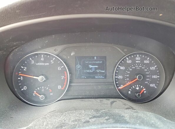 KNDPM3AC5H7051218 2017 KIA SPORTAGE Красный Вид щитка приборов