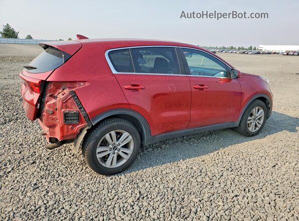 KNDPM3AC5H7051218 2017 KIA SPORTAGE Красный Задняя правая четверть