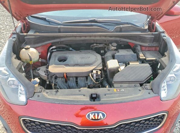 KNDPM3AC5H7051218 2017 KIA SPORTAGE Красный Вид подкапотного пространства