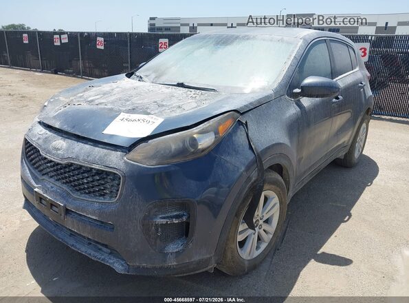 KNDPM3AC5J7343148 2018 KIA SPORTAGE Серый Передняя левая четверть