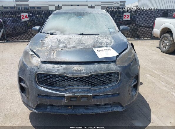 KNDPM3AC5J7343148 2018 KIA SPORTAGE Серый Вид спереди