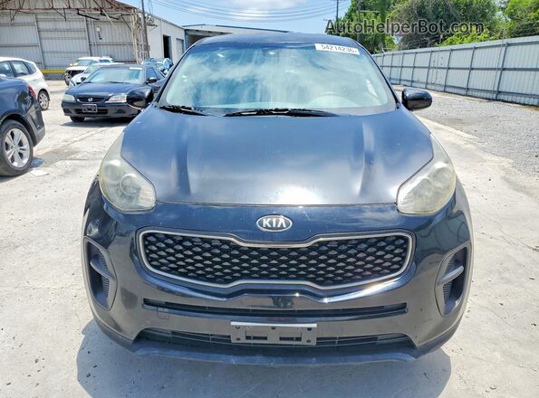 KNDPM3AC5J7473561 2018 KIA SPORTAGE Black წინა ხედი