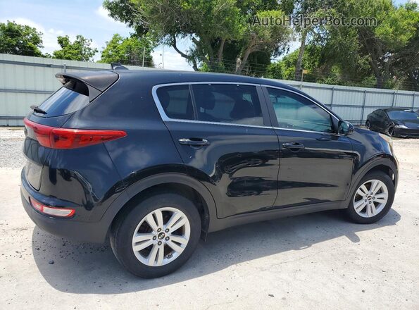 KNDPM3AC5J7473561 2018 KIA SPORTAGE Black უკანა მარჯვენა
