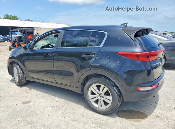 KNDPM3AC5J7473561 2018 KIA SPORTAGE Black უკანა მარცხენა