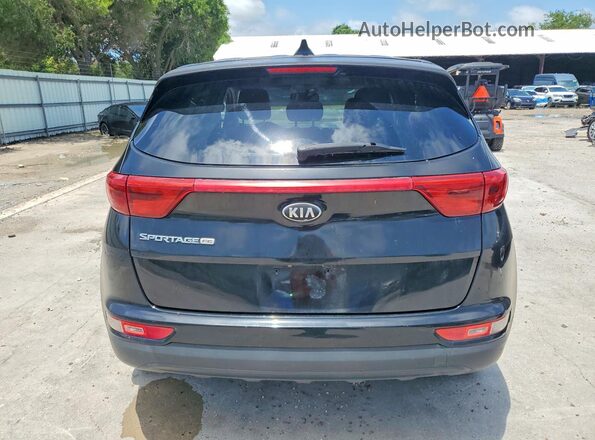 KNDPM3AC5J7473561 2018 KIA SPORTAGE Black უკანა ხედი