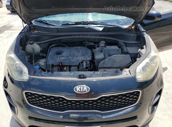KNDPM3AC5J7473561 2018 KIA SPORTAGE Black უკანა სალონის ხედი