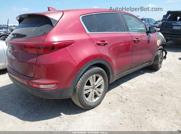 KNDPM3AC5J7490604 2018 KIA SPORTAGE Red Հետևի աջ