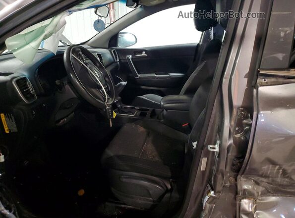 KNDPM3AC5K7548373 2019 KIA SPORTAGE Gray Вид салону спереду