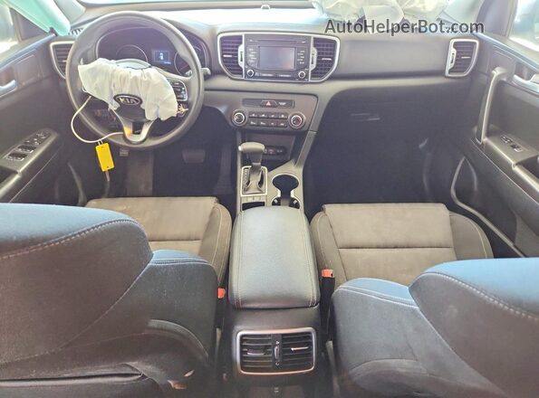 KNDPM3AC5K7561530 2019 KIA SPORTAGE Silver Առջևի վահանակի տեսք