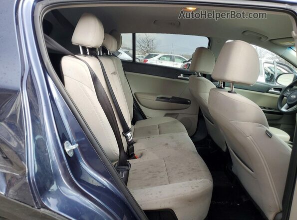 KNDPM3AC5L7723142 2020 KIA SPORTAGE Blue უკანა სალონის ხედი