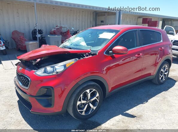 KNDPM3AC5M7855318 2021 KIA SPORTAGE Red Vista tres cuartos delantera izquierda