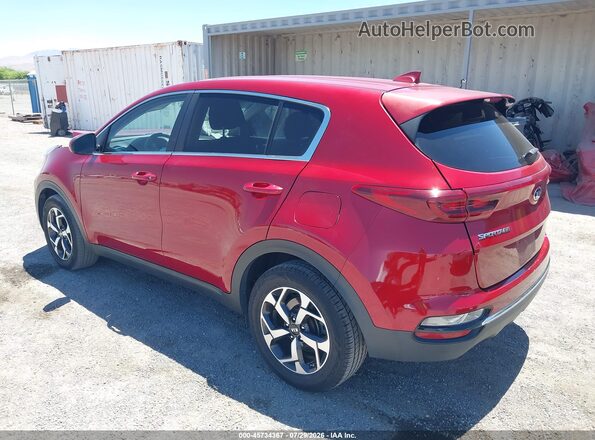 KNDPM3AC5M7855318 2021 KIA SPORTAGE Red Trasero izquierdo