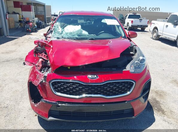 KNDPM3AC5M7855318 2021 KIA SPORTAGE Red Vista del cuadro de instrumentos