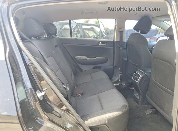 KNDPM3AC5M7877013 2021 KIA SPORTAGE Black Widok wnętrza z tyłu