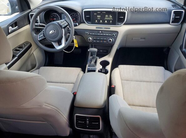 KNDPM3AC5N7028114 2022 KIA SPORTAGE Синий Вид панели приборов