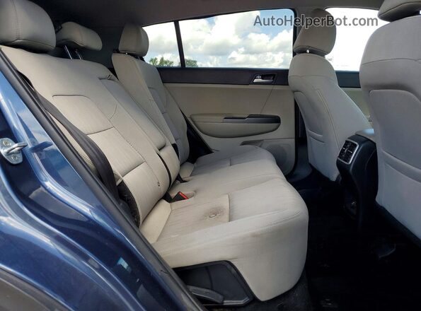 KNDPM3AC5N7028114 2022 KIA SPORTAGE Синий Вид задней части салона
