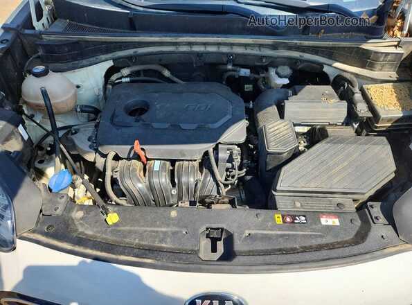KNDPM3AC5N7991630 2022 KIA SPORTAGE White Vista del compartimento del motor