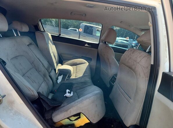 KNDPM3AC5N7991630 2022 KIA SPORTAGE White Vista interior trasera