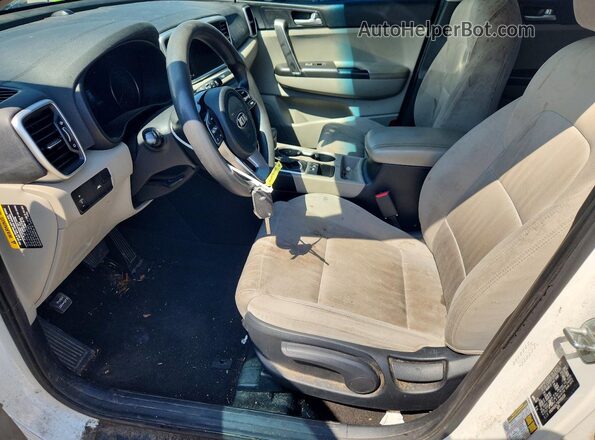 KNDPM3AC5N7991630 2022 KIA SPORTAGE White Vista interior delantera