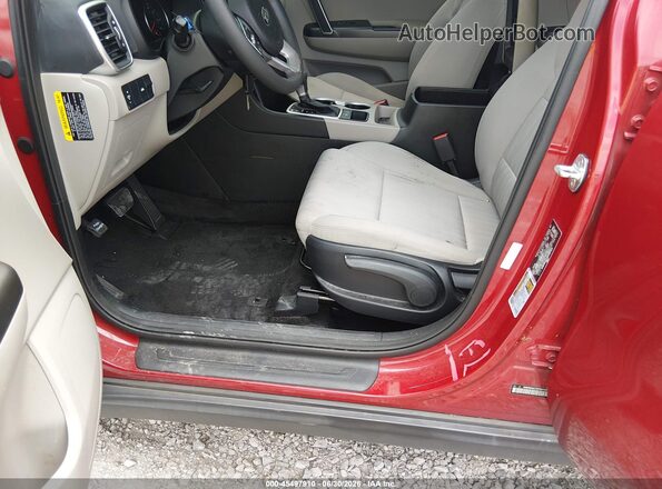 KNDPM3AC5N7997525 2022 KIA SPORTAGE Burgundy Vista frontal