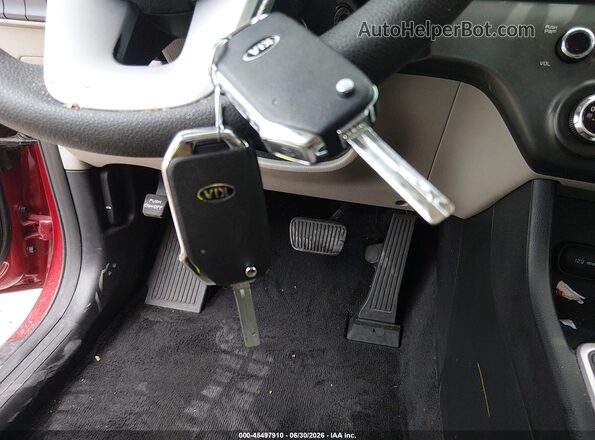 KNDPM3AC5N7997525 2022 KIA SPORTAGE Burgundy Vista del salpicadero