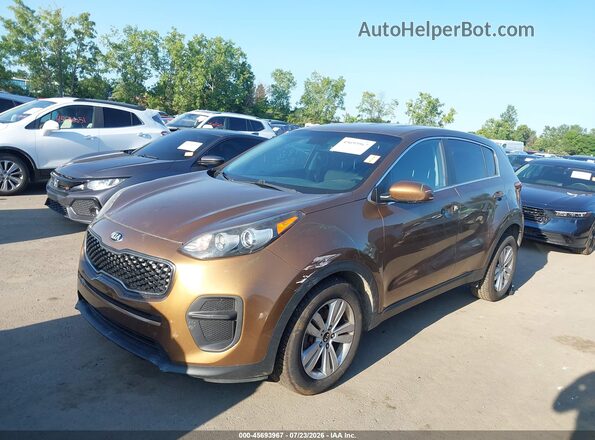 KNDPM3AC6H7108039 2017 KIA SPORTAGE Brown Przód lewy