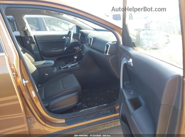 KNDPM3AC6H7108039 2017 KIA SPORTAGE Brown Widok wnętrza z przodu
