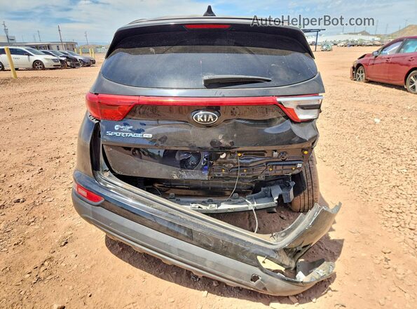 KNDPM3AC6H7154793 2017 KIA SPORTAGE Black Rear view