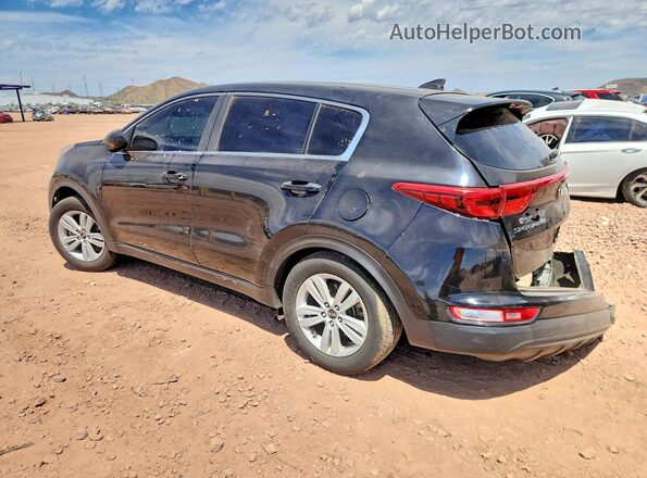 KNDPM3AC6H7154793 2017 KIA SPORTAGE Black Rear left