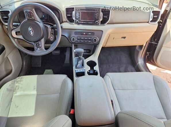 KNDPM3AC6H7154793 2017 KIA SPORTAGE Black Dashboard view