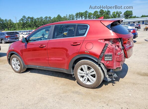 KNDPM3AC6H7289725 2017 KIA SPORTAGE Красный Задняя левая четверть