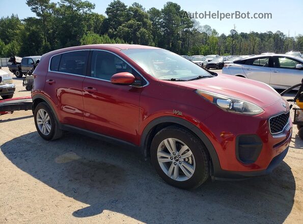 KNDPM3AC6H7289725 2017 KIA SPORTAGE Красный Передняя правая четверть