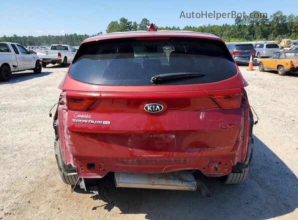 KNDPM3AC6H7289725 2017 KIA SPORTAGE Красный Вид сзади