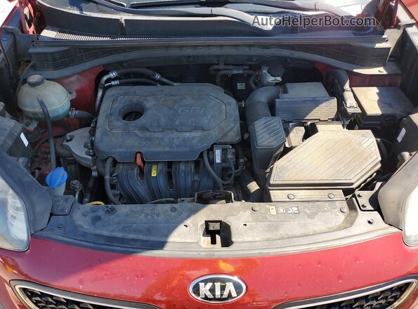 KNDPM3AC6H7289725 2017 KIA SPORTAGE Красный Вид подкапотного пространства