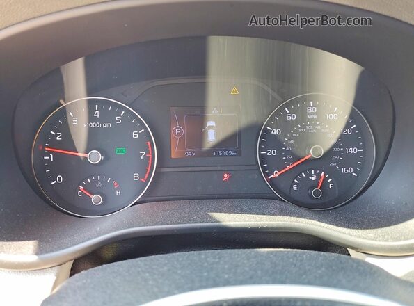 KNDPM3AC6H7289725 2017 KIA SPORTAGE Красный Вид щитка приборов