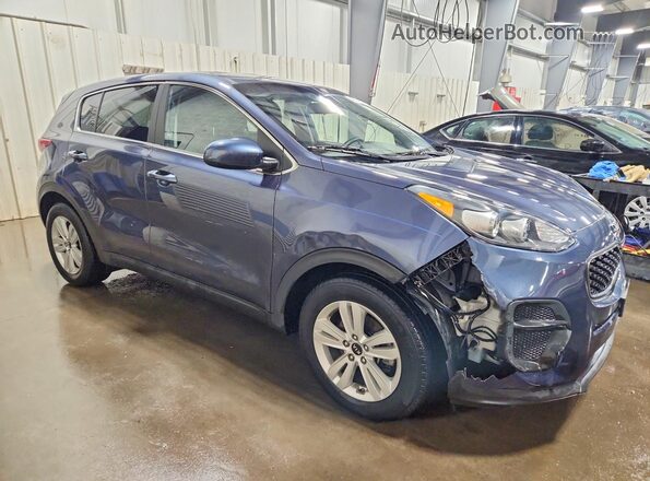KNDPM3AC6J7482012 2018 KIA SPORTAGE Blue წინა მარჯვენა