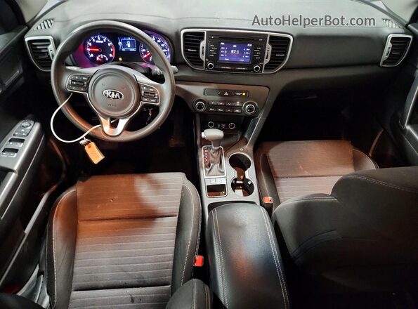 KNDPM3AC6J7482012 2018 KIA SPORTAGE Blue წინა პანელის ხედი