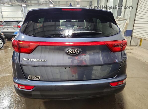 KNDPM3AC6J7482012 2018 KIA SPORTAGE Blue უკანა ხედი