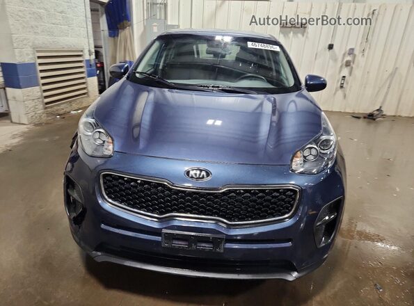 KNDPM3AC6J7482012 2018 KIA SPORTAGE Blue წინა ხედი
