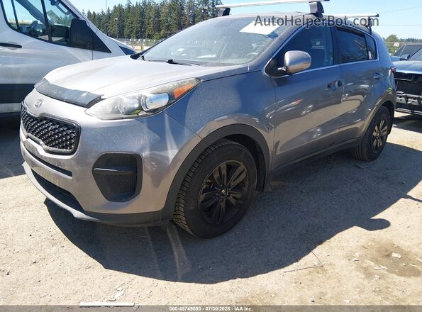 KNDPM3AC6K7510800 2019 KIA SPORTAGE Gray Vista tres cuartos delantera izquierda