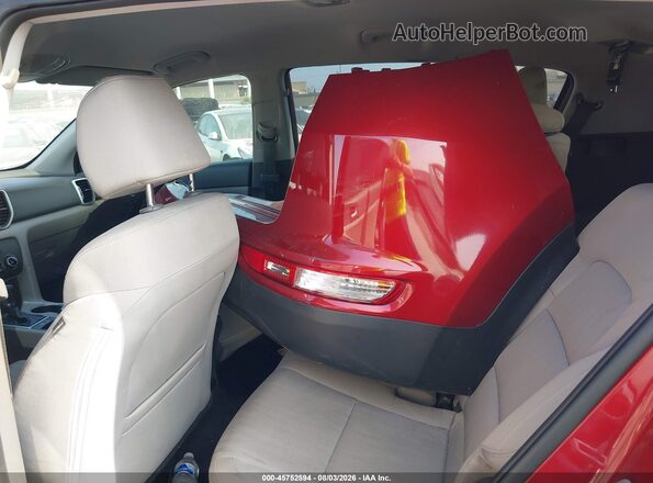 KNDPM3AC6K7545305 2019 KIA SPORTAGE Red Առջևի վահանակի տեսք