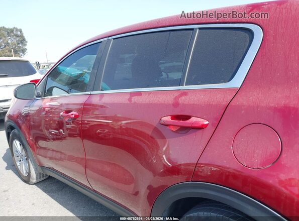 KNDPM3AC6K7545305 2019 KIA SPORTAGE Red Սալոնի 360 աստիճան տեսք