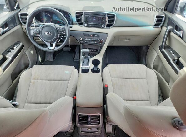 KNDPM3AC6K7622139 2019 KIA SPORTAGE Silver Widok deski rozdzielczej